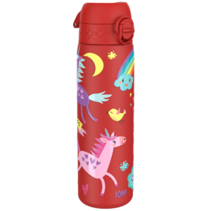 Butelka ION8 Single Wall I8SS600PRUNIC Unicorns (Red)