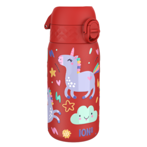 Butelka ION8 Single Wall I8SS400PRUNI Unicorns (Red)