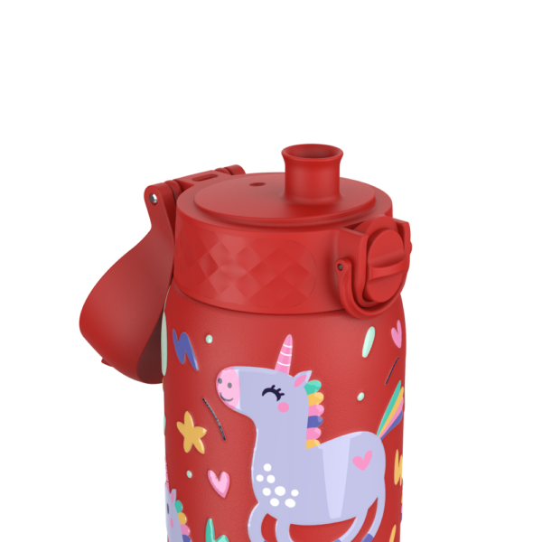 Butelka ION8 Single Wall I8SS400PRUNI Unicorns (Red)