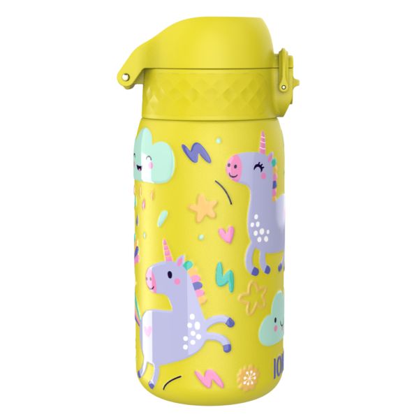Butelka ION8 Single Wall I8SS400PYUNI Unicorns (Yellow)