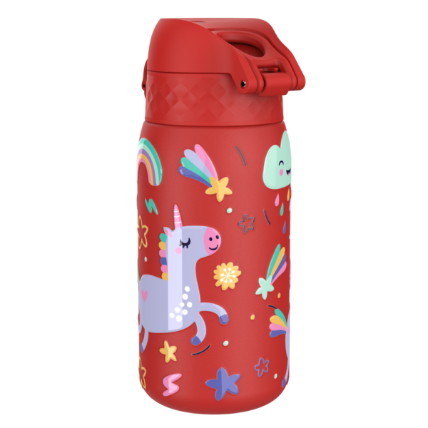 Butelka ION8 Single Wall I8SS400PRUNI Unicorns (Red)