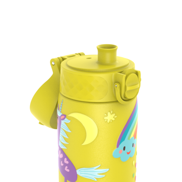 Butelka ION8 Single Wall I8SS600PYUNIC Unicorns (Yellow)