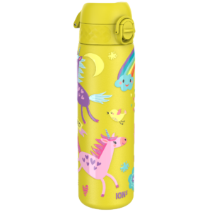 Butelka ION8 Single Wall I8SS600PYUNIC Unicorns (Yellow)
