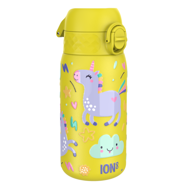 Butelka ION8 Single Wall I8SS400PYUNI Unicorns (Yellow)